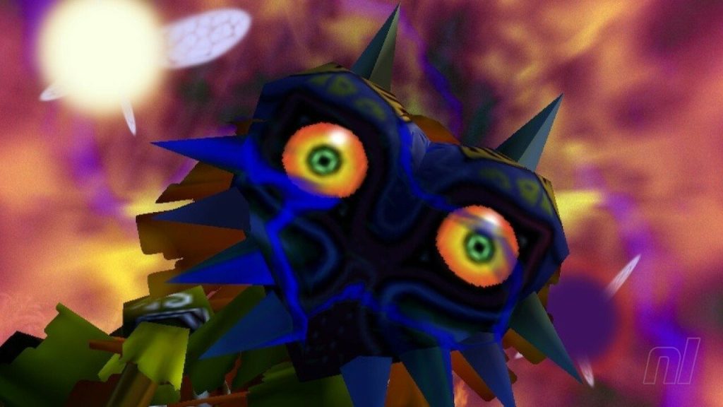 Zelda: Majora's Cutscene mask podczas przełączania pozornie „bardziej wyrafinowanego na N64” z emulacji konsoli wirtualnej Wii