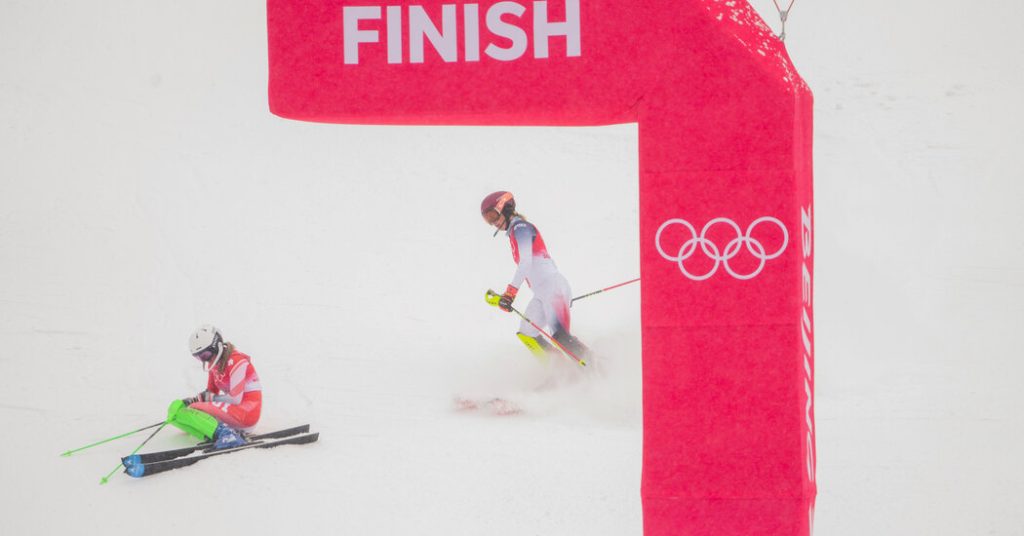 Michaela Shiffrin nie ukończyła połączonego odcinka slalomowego w Alpach