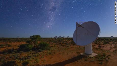 Radioteleskop ASKAP znajduje się w Australii Zachodniej.