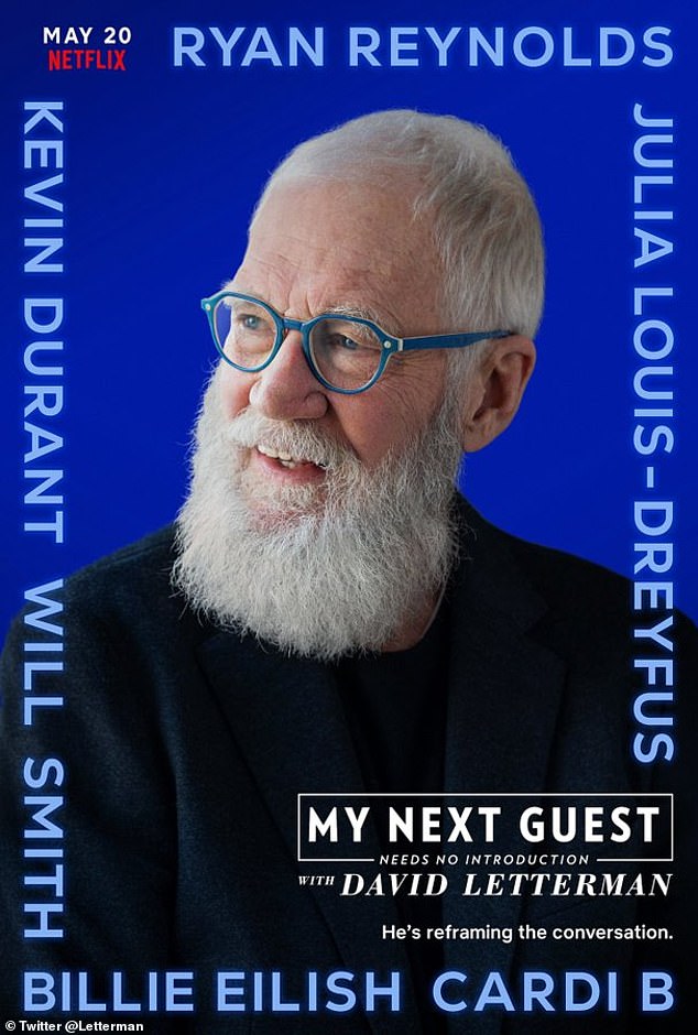 Wkrótce: Poza tym aktor wróci do publicznej wiadomości, gdy zasiądzie do wywiadu z Davidem Lettermanem później w serialu Netflix, Mój następny gość nie wymaga wprowadzenia 20 maja