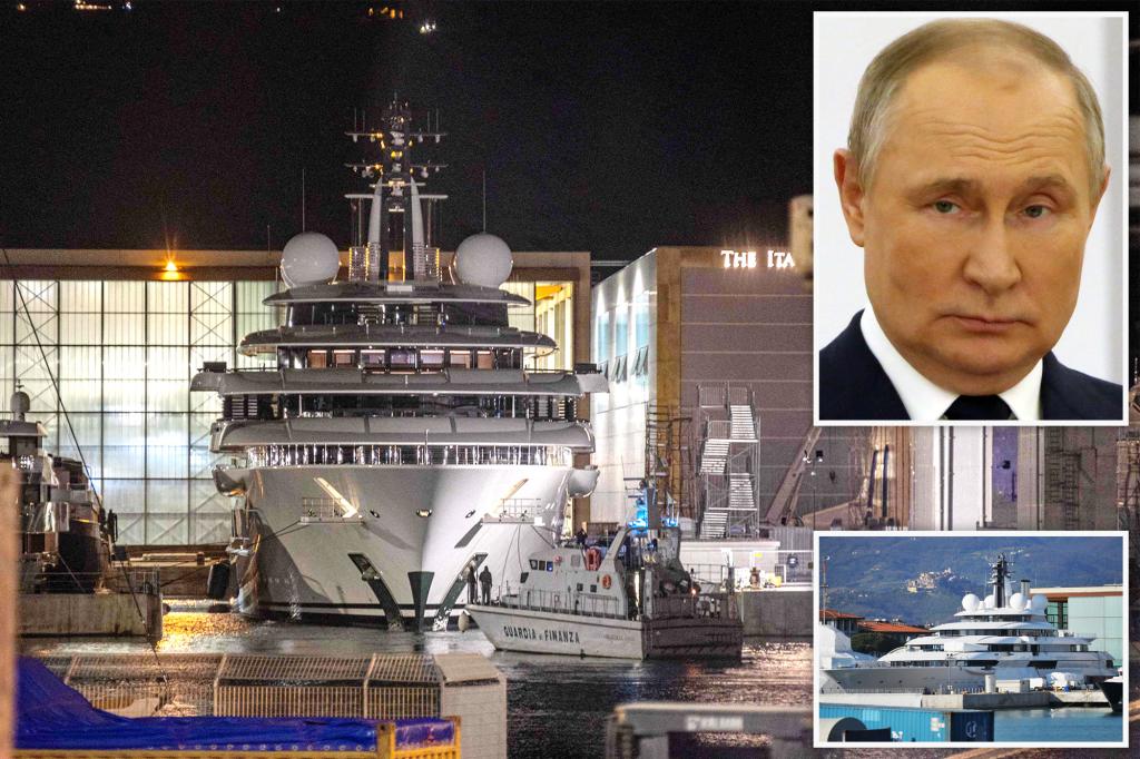 Luksusowy jacht o wartości 700 milionów dolarów powiązany z Władimirem Putinem został przejęty przez Włochy
