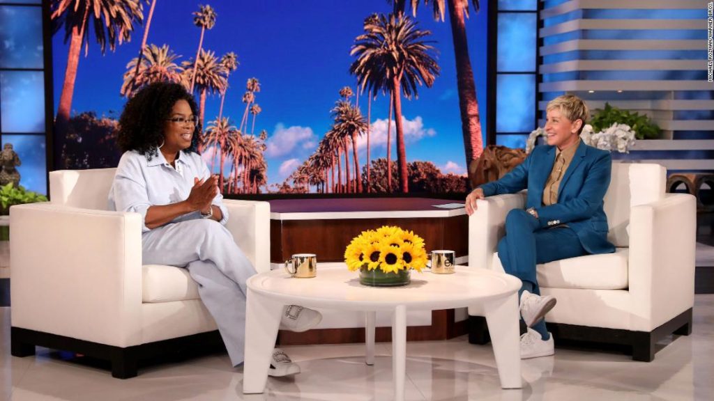 Oprah Winfrey odwiedza Ellen DeGeneres na jej ostatni tydzień występów