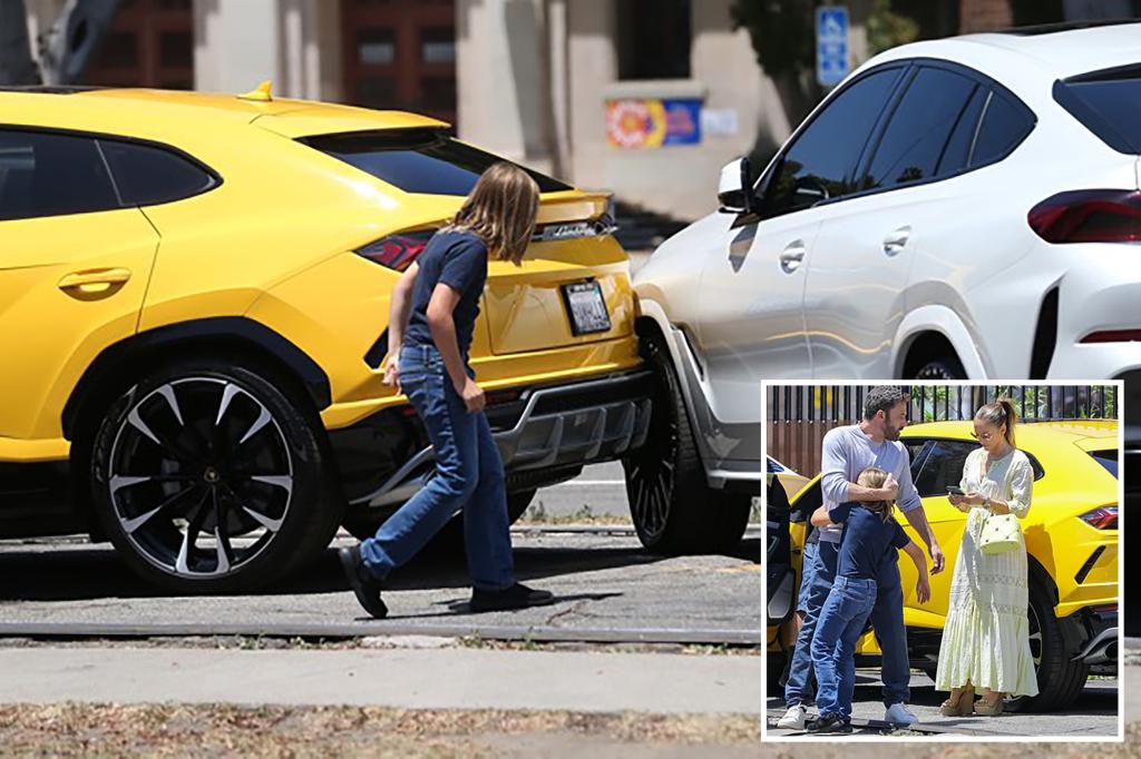 10-letni Samuel Ben Affleck miał drobny wypadek w Lamborghini