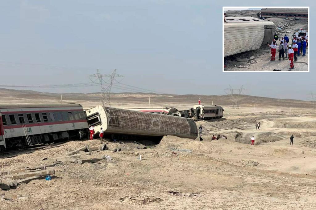Co najmniej 17 zabitych, 50 rannych podczas wykolejenia pociągu w Iranie