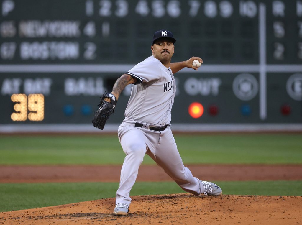 Nestor Cortes wszedł na boisko w piątek podczas zwycięstwa Yankees nad Red Sox. 