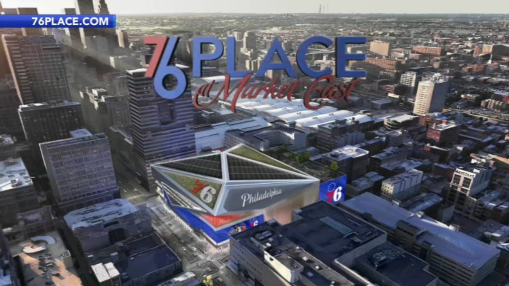 Philadelphia 76ers proponują przeprowadzkę do nowej areny w centrum dzielnicy mody, zwanej '76 Place'