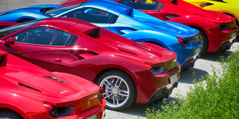 Prawie wszystkie Ferrari sprzedane od 2005 roku zostały wycofane