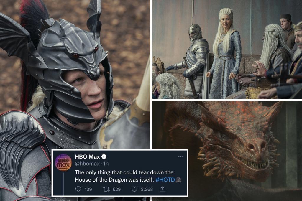 Fani są niezadowoleni z powodu katastrofy filmowej House of the Dragon w HBO Max