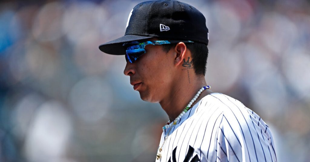 Dlaczego Yankees Rookie Oswaldo Cabrera nosi naszyjnik z pereł?