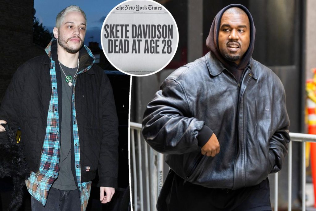 Kanye West opłakuje fałszywą śmierć Pete'a Davidsona po rozstaniu Kim
