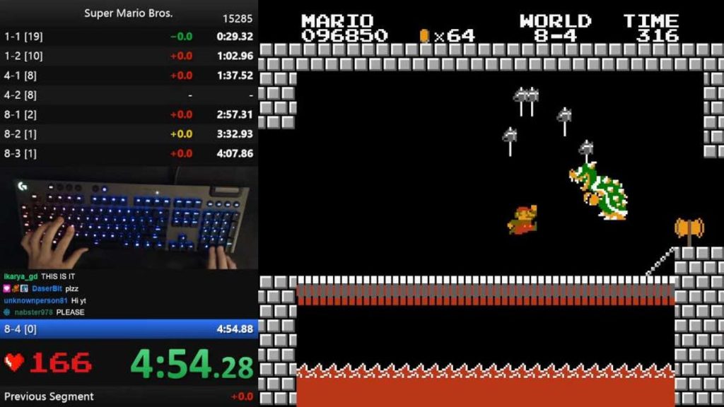 Nowy rekord świata dla Super Mario Bros.  W pół sekundy perfekcyjnego działania