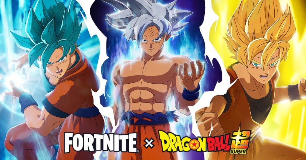 Szczegóły wydarzenia Fortnite x Dragon Ball Super, w tym skórki, lotnie, zadania i nie tylko