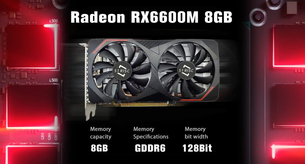 Mobilne procesory graficzne AMD Radeon RX 6600M są sprzedawane jako karty desktopowe znacznie tańsze niż RX 6600