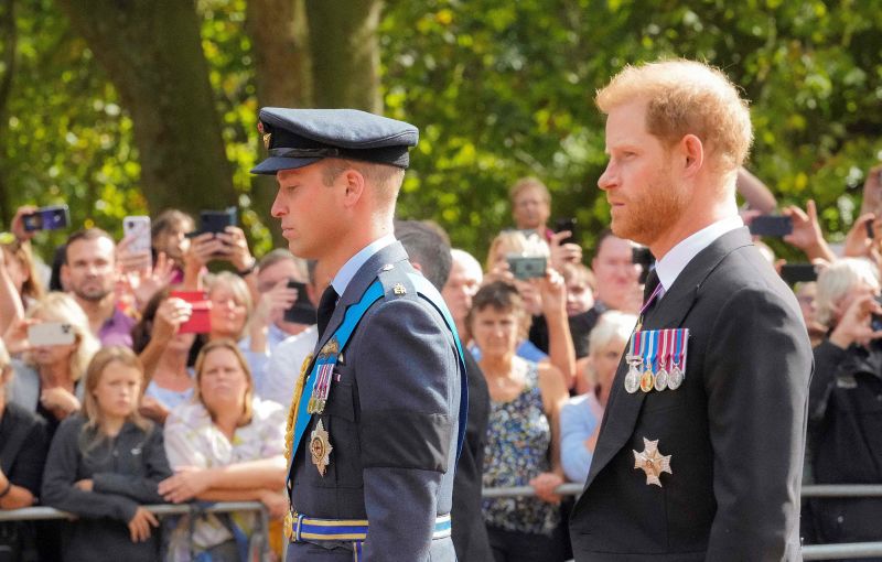 Dlaczego książę Harry i książę Andrzej nie noszą mundurów wojskowych podczas procesji pogrzebowych królowej?
