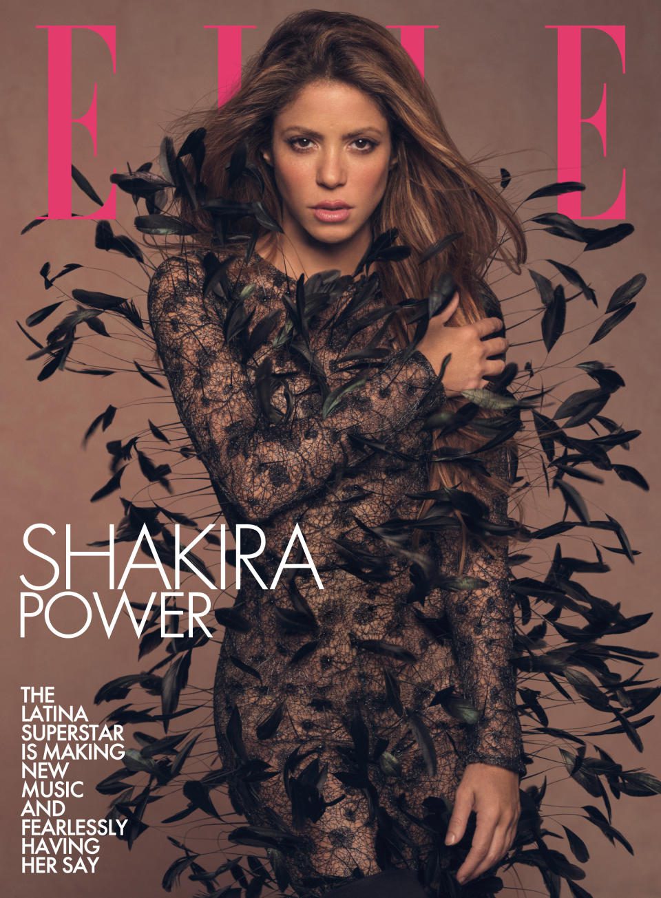 Shakira pojawia się na cyfrowej okładce Elle w październiku 2022 roku.  (Zdjęcie: Jaume de Laiguana)