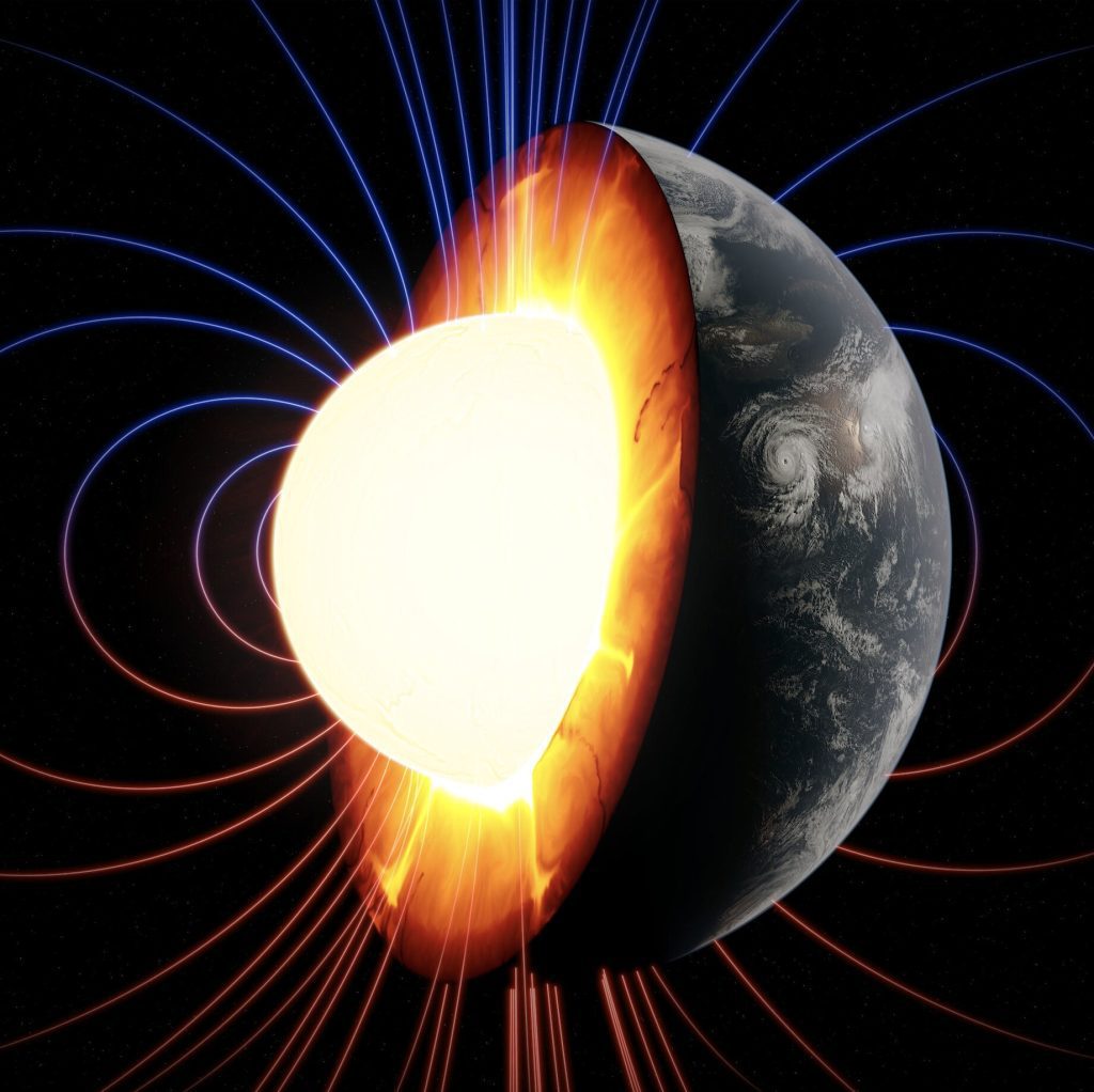 Badania dostarczają jaśniejszych nowych dowodów na ruchy wczesnych płyt tektonicznych, odwracając bieguny geomagnetyczne.