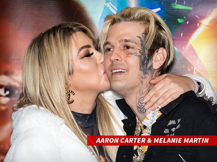 Aaron Carter i Melanie Martin