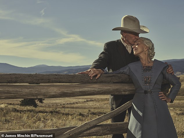 Oto one: Harrison Ford i Helen Mirren pojawili się na trzech pierwszych zdjęciach z nadchodzącej serii z 1923 roku, wydanej w piątek.