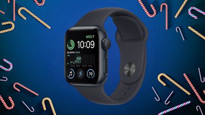 Apple Watch z niebieskimi cukierkami