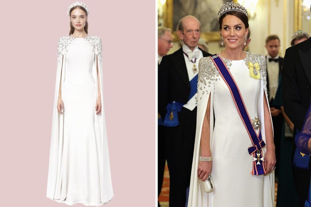 Kate Middleton właśnie założyła gotową suknię ślubną na królewskie wydarzenie - i ma to szczególny związek z królową Elżbietą