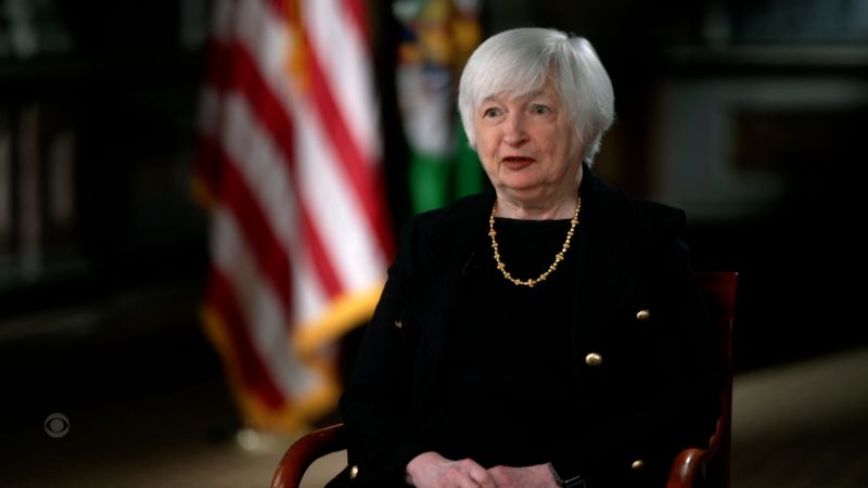 Sekretarz skarbu Yellen spodziewa się spowolnienia inflacji zasadniczej w 2023 r