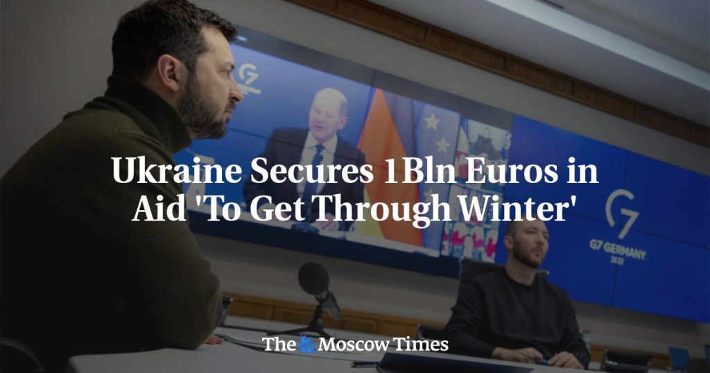 Ukraina otrzymuje 1 mld euro pomocy na „przezwyciężenie zimy”
